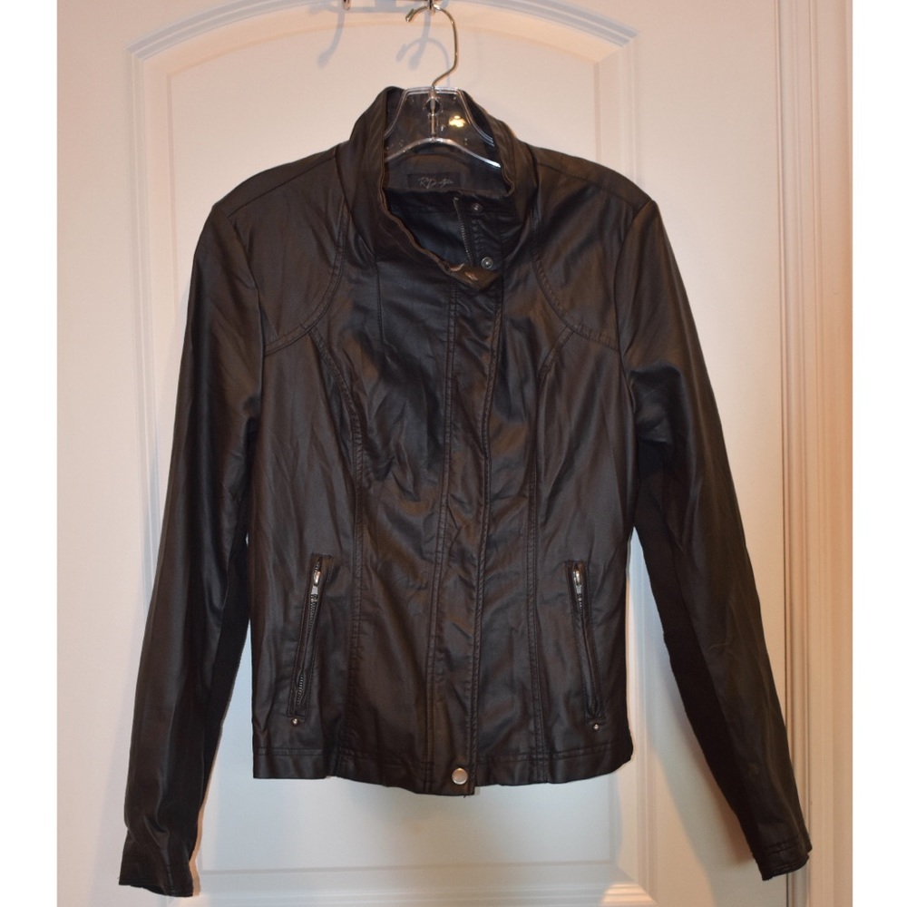 RD Style Moto Faux Leather Jacket